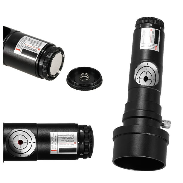 wistaria251 Telescope Collimator Telescope Alignment 7 Bright Levels Lens with Adapter,Professional Optical Alignment